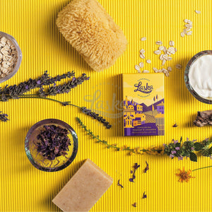 Bulgarian yoghurt & lavender natural soap with oats-Natural soap-Laska by nature